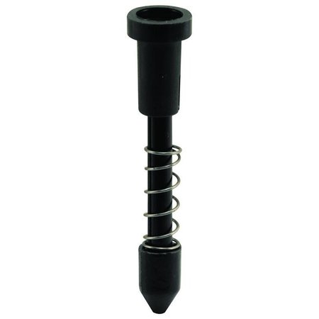 MAKE-2-FIT Screen Plunger Latch, Nylon, Black, For 38 in, 716 in Screen Frame PL 14666